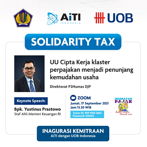 Solidarity Tax & AiTI - UOB Partnership